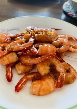 Hình của món Tôm 🍤 rang nhanh gọn.