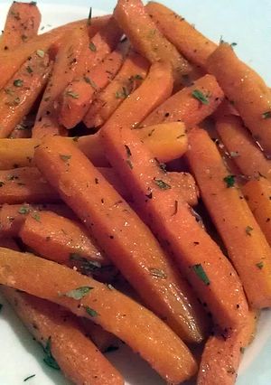 A picture of Vickys Healthier Carrot Chips / Fries.