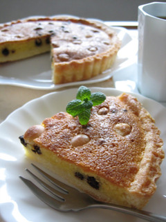 A picture of Hazelnut Rum Tart.