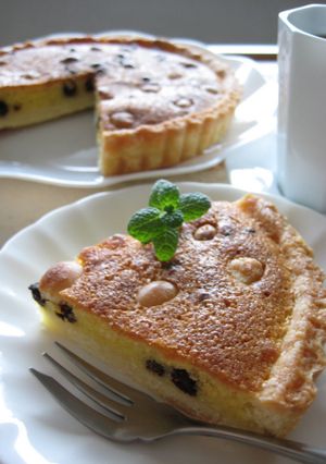 A picture of Hazelnut Rum Tart.