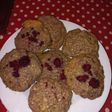 Galletas de avena y frambuesa