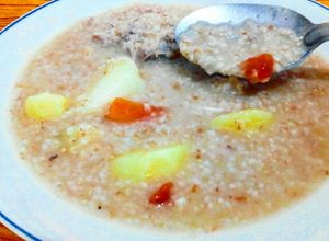 Una foto de Sopa de morón como la de la abulieta ❤️