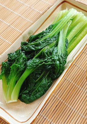 Hình của món Cải Hoa Hồng Baby Luộc.