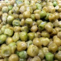 A picture of Peas w/ Honey Mustard.