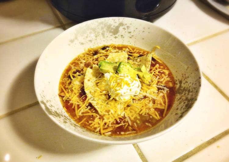 Simple Way to Make Speedy Simple Amazing Slow Cooker Tortilla Soup