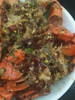 A picture of Authentic Chinese crab.