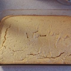 A picture of Cory's bacon cornbread (lactose free).