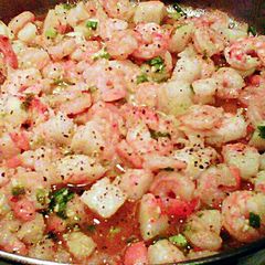 A picture of Peppered Shrimp & Lobster.