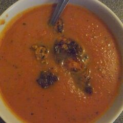 A picture of Pumpkin soup.