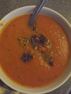 A picture of Pumpkin soup.