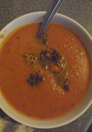 A picture of Pumpkin soup.