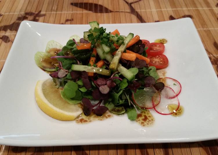 Steps to Make Favorite Kale and Radish Micro Green Salad