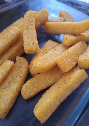 Une photo de Polenta croustillante