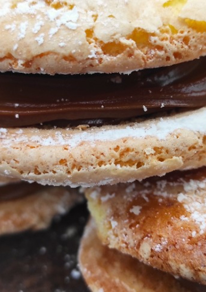 Una foto de Alfajores de vainillas