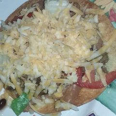 A picture of Pork Tostadas.