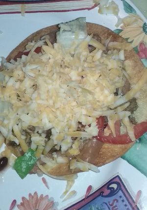 A picture of Pork Tostadas.