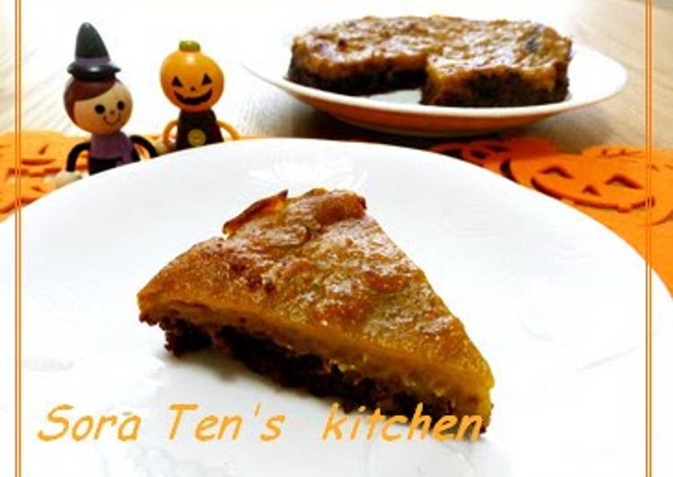 macrobiotic kabocha and chocolate tart recipe main photo