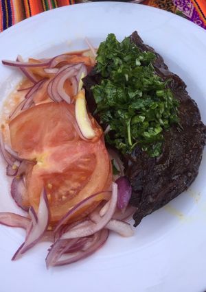 Una foto de Aderezo para carne asada de ajo y perejil