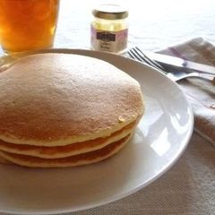 A picture of Healthy ☆ Okara Rice Flour Pancakes.