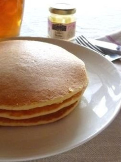 A picture of Healthy ☆ Okara Rice Flour Pancakes.