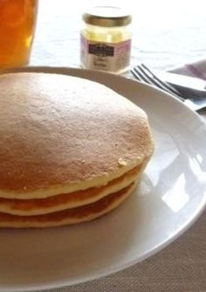 A picture of Healthy ☆ Okara Rice Flour Pancakes.
