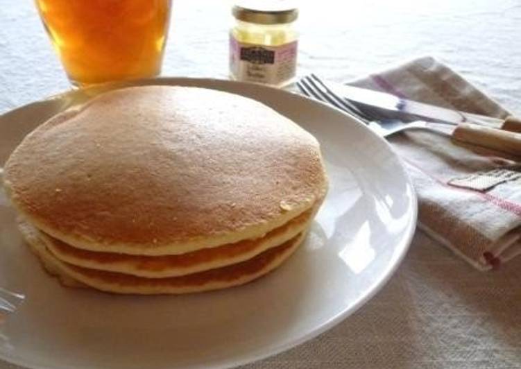 Healthy ☆ Okara Rice Flour Pancakes