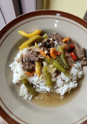 Foto resep Asem-Asem Daging + Buncis