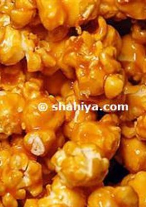 صورة لوصفة طريقة عمل بوب كورن بالكراميل