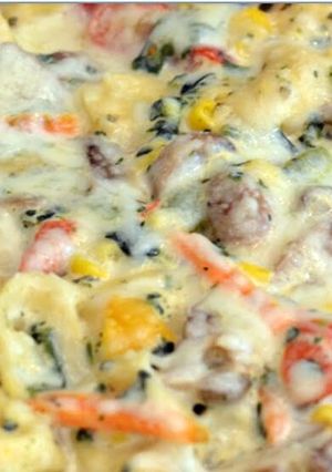 A picture of Tortellini Primavera.