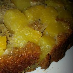 A picture of Protein pineapple upside down cake.