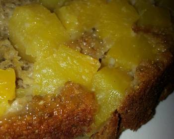 Easy Recipe Protein pineapple upside down cake Very Delicious