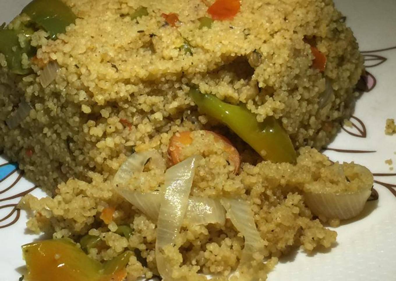 Stir fried couscous