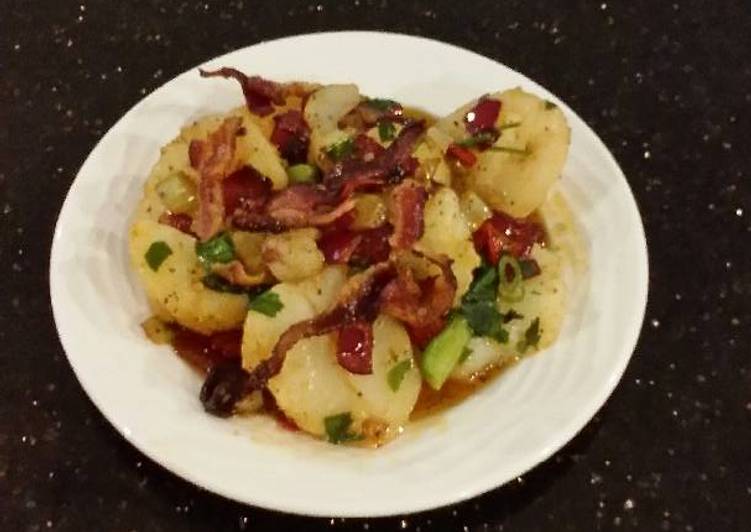 Simple Way to Make Appetizing Warm Potato Salad