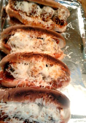 A picture of Dawn's Meatball Sub.