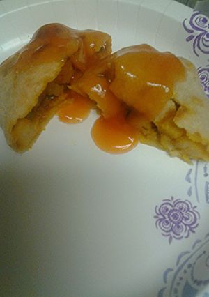 A picture of Red pineapple sauce.