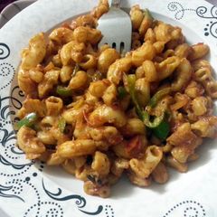 A picture of Khan's Cheese Pasta ( Italian recipe ).