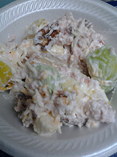 A picture of Apple and Ham Salad.