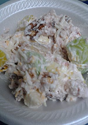 A picture of Apple and Ham Salad.