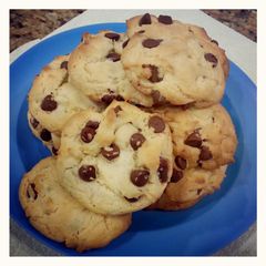 A picture of Boxed Cake Mix Chocolate Chip Cookies.