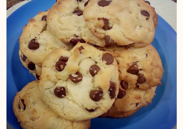 Steps to Prepare Ultimate Boxed Cake Mix Chocolate Chip Cookies