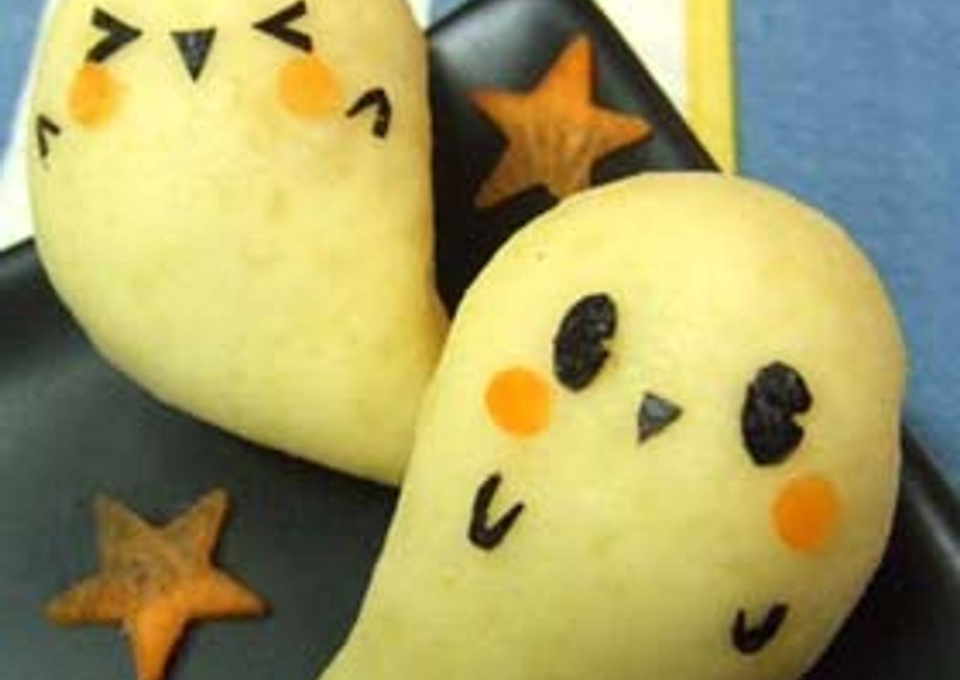 Potato Ghosts for Bento