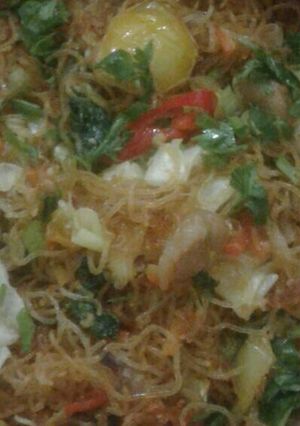 Foto resep Mie bihun sayur bakso