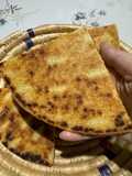 خبز فطير بزيت الزيتون