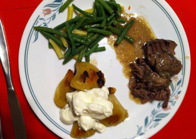 Nonna's Crock Pot Cross Rib Roast