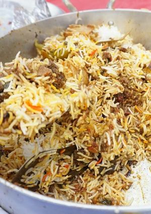 A picture of World best Biryani.