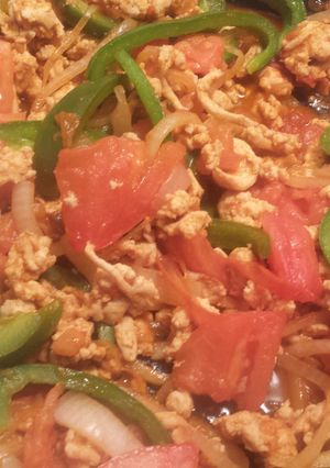 A picture of Healthy Turkey Taco/Burrito filling.