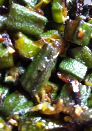 ঢেঁড়স ভাজা(dhyerosh bhaja recipe in Bengali) রেসিপির প্রধান ছবি
