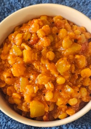 चना दाल लौकी सब्जी रेसिपी मुख्य फोटो