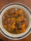 Guisito rápido de porotos negros