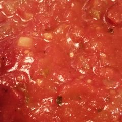 A picture of Quick Rustic Basil Marinara Sauce.